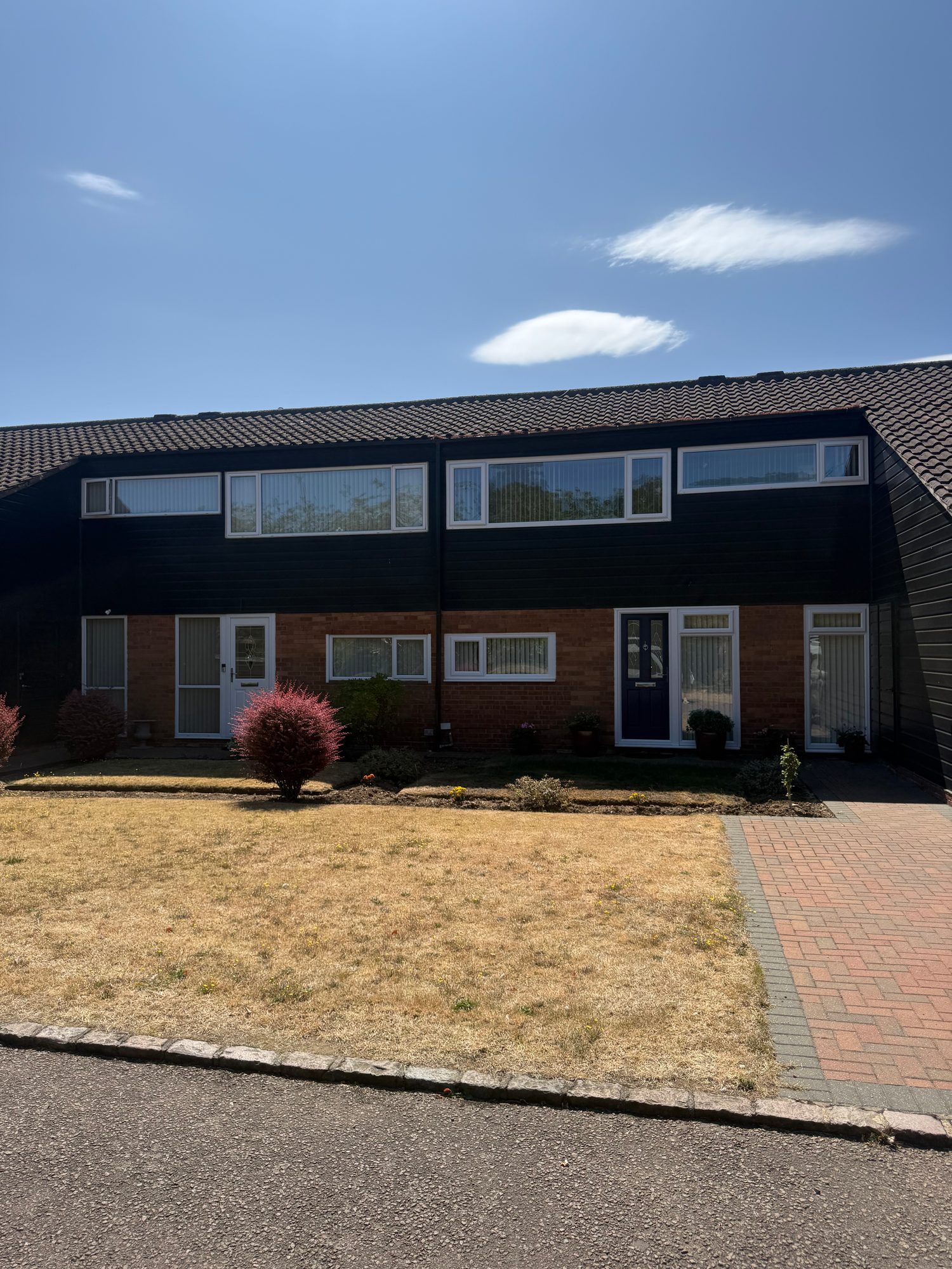 Before, Ground Floor Exterior Makeover: Clean White Render Finish, Milton Keynes village